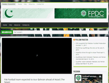 Tablet Screenshot of footballpakistan.com